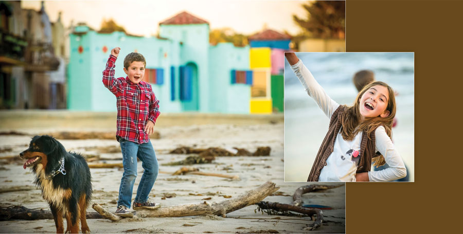 Capitola Family Portraits in a Well-Designed Album