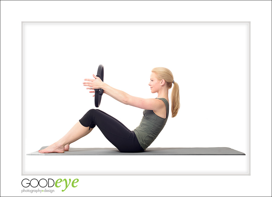 Pilates Fitness Photos on a Mat - By Bay Area Portrait Photographer Chris Schmauch