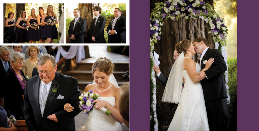 Felton Guild Wedding Photos - Album Layout - by Bay Area Wedding Photographer Chris Schmauch