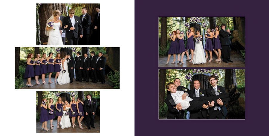 Felton Guild Wedding Photos - Album Layout - by Bay Area Wedding Photographer Chris Schmauch