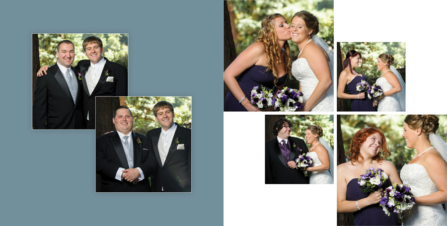 Felton Guild Wedding Photos - Album Layout - by Bay Area Wedding Photographer Chris Schmauch