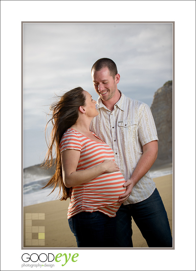 Santa Cruz Maternity Photos - Panther Beach - Tyler + Katie