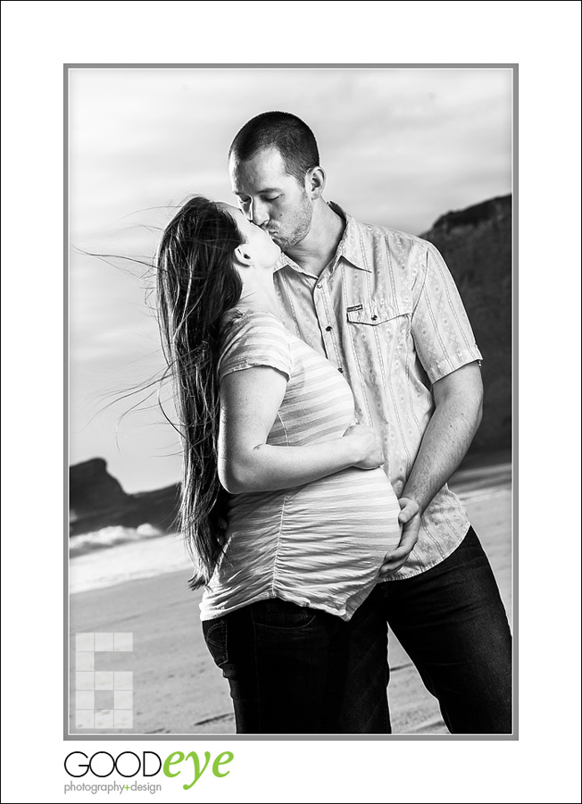 Santa Cruz Maternity Photos - Panther Beach - Tyler + Katie