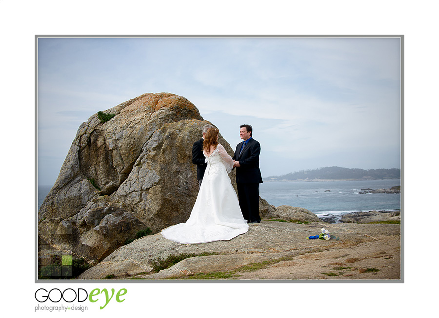 Wedding Rock - Carmel elopement photos