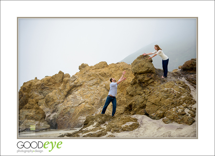 Pfeiffer Beach - Big Sur Engagement Photos - Sarah and Anthony