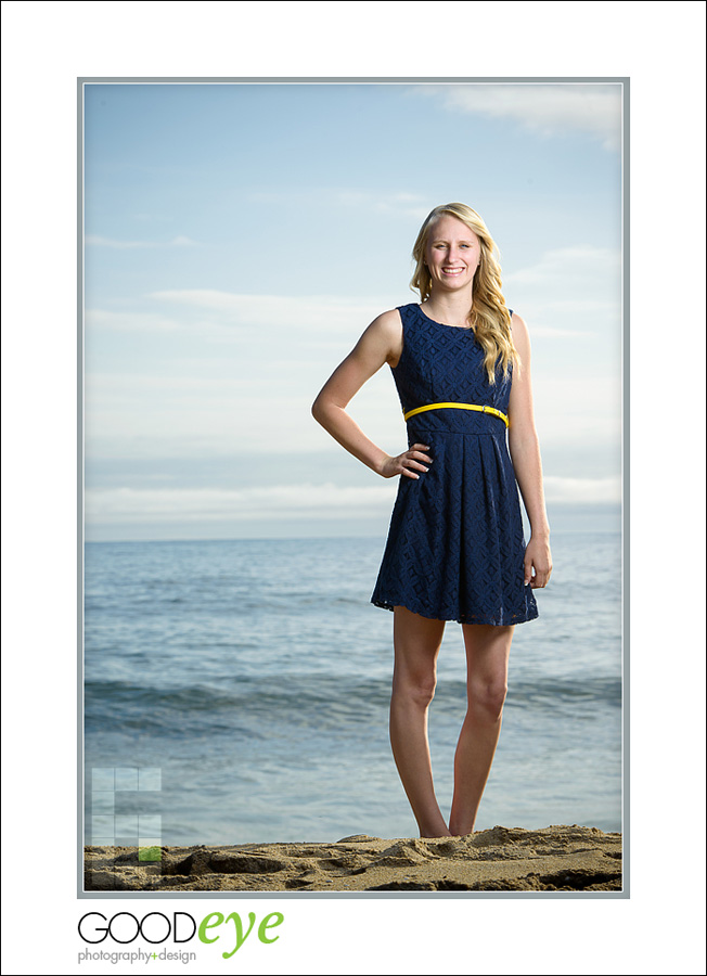 High School Senior Portraits - Panther Beach - Santa Cruz - Emily R