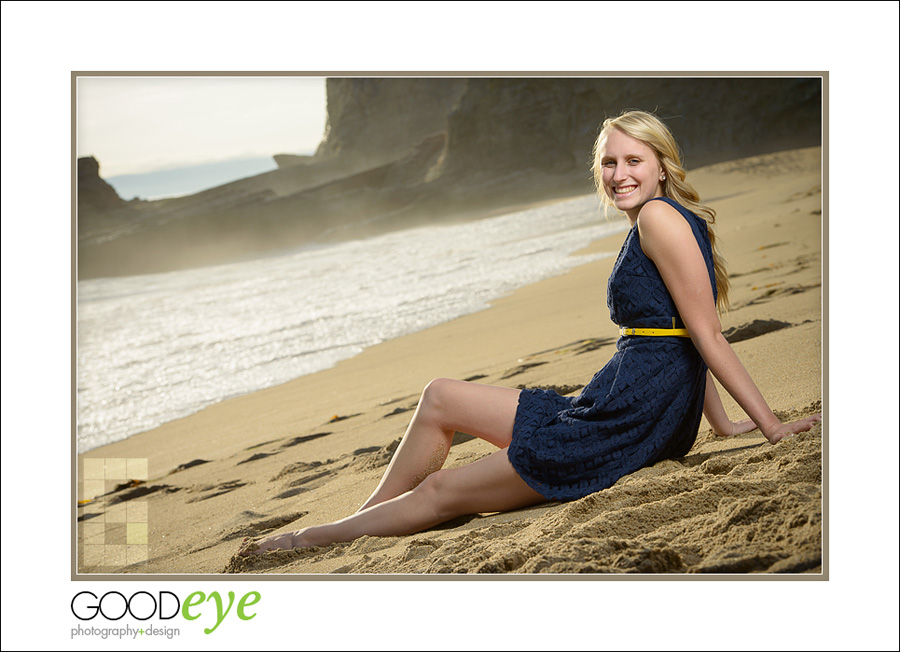 High School Senior Portraits - Panther Beach - Santa Cruz - Emily R