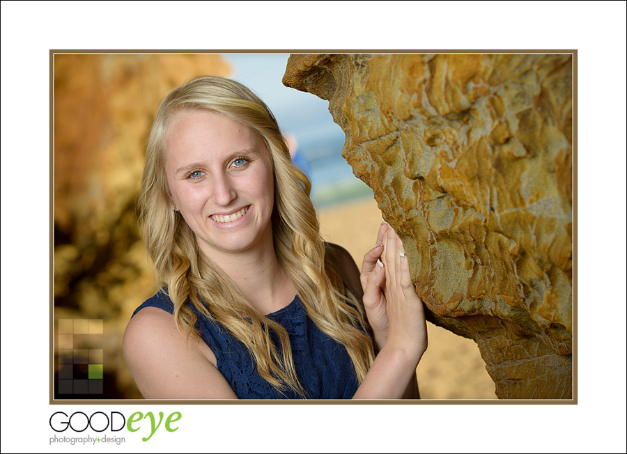 High School Senior Portraits - Panther Beach - Santa Cruz - Emily R