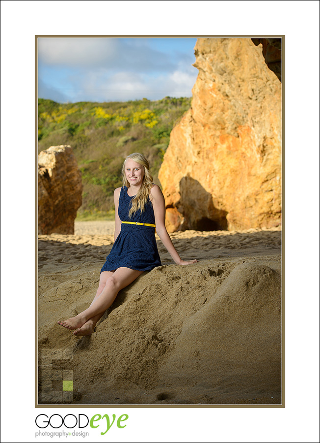 High School Senior Portraits - Panther Beach - Santa Cruz - Emily R