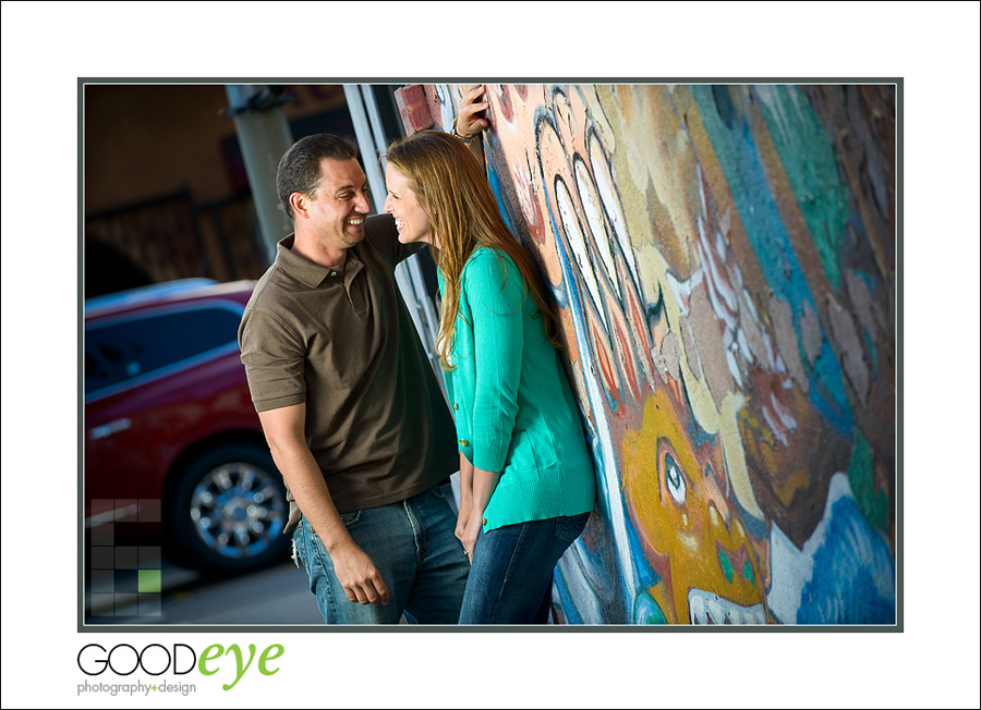 Engagement Photos in the San Francisco Mission District and Palace of Fine Arts