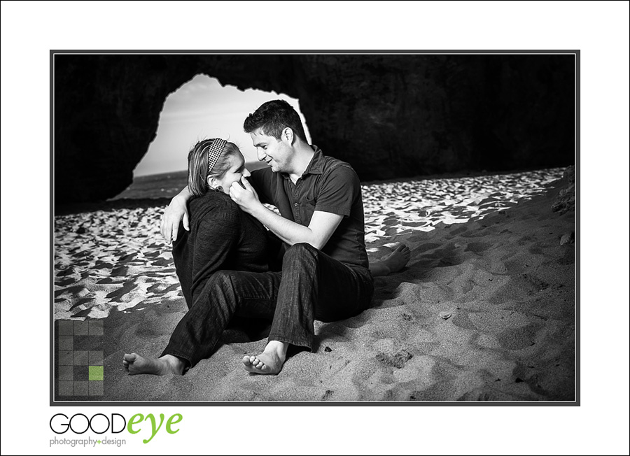 PAnther Beach Engagement Photos - Alexis + Adam - by Bay Area Wedding Photographer Chris Schmauch