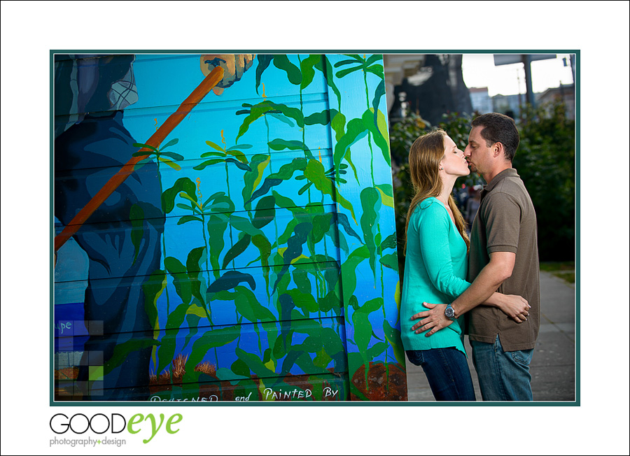 Engagement Photos in the San Francisco Mission District and Palace of Fine Arts