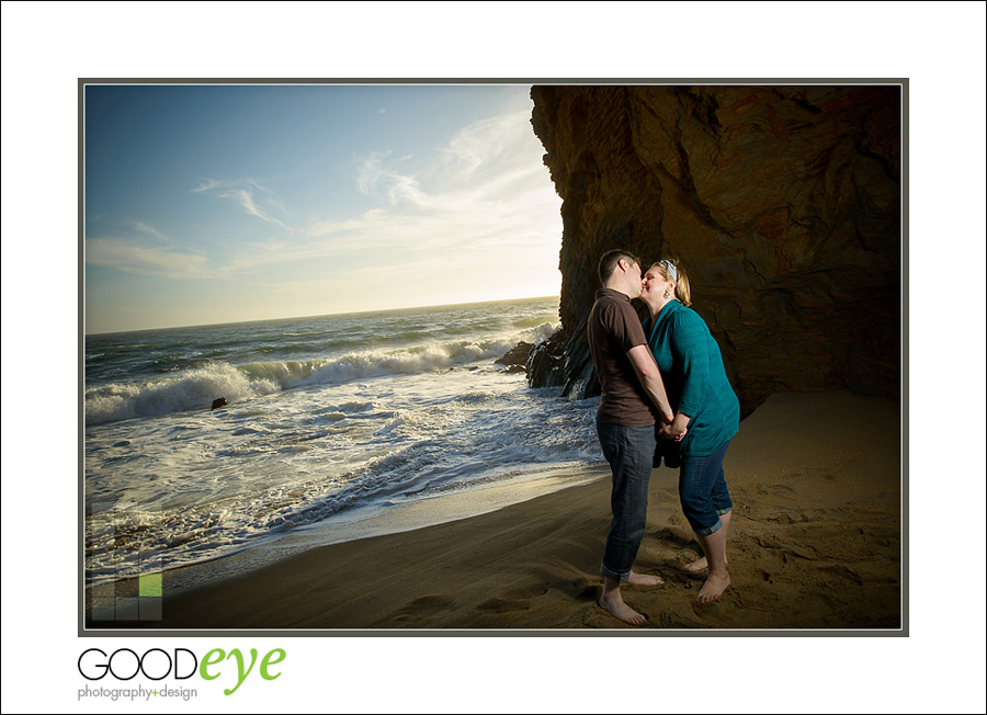 PAnther Beach Engagement Photos - Alexis + Adam - by Bay Area Wedding Photographer Chris Schmauch