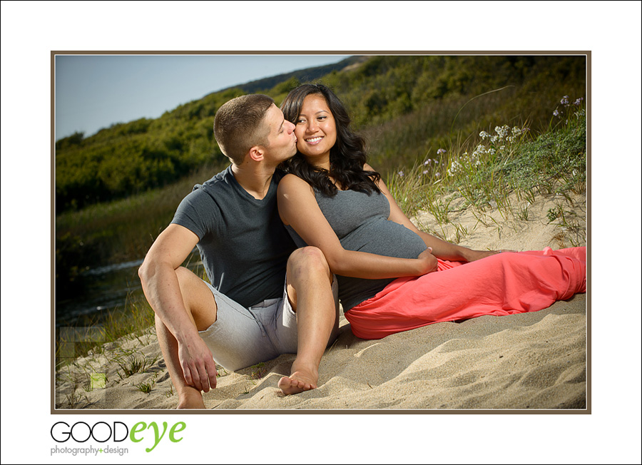 Santa Cruz Maternity Photos - Four Mile Beach - Digi and Phil