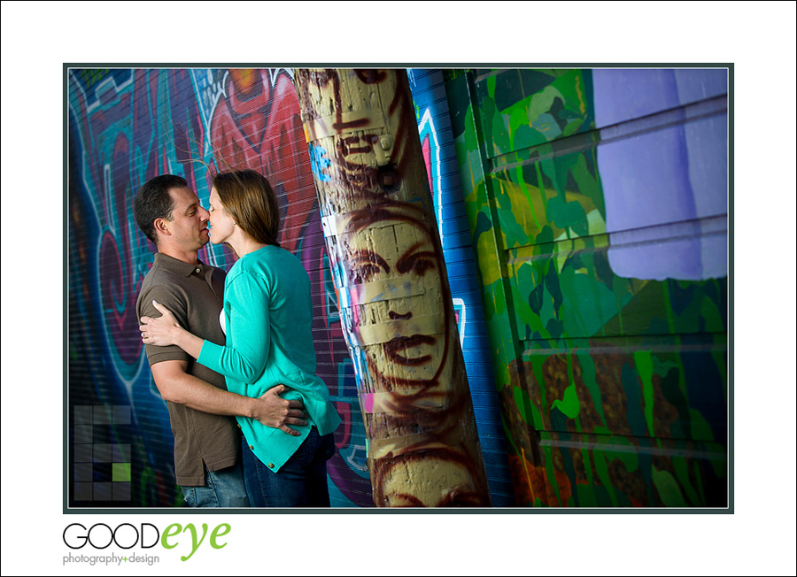 Engagement Photos in the San Francisco Mission District and Palace of Fine Arts