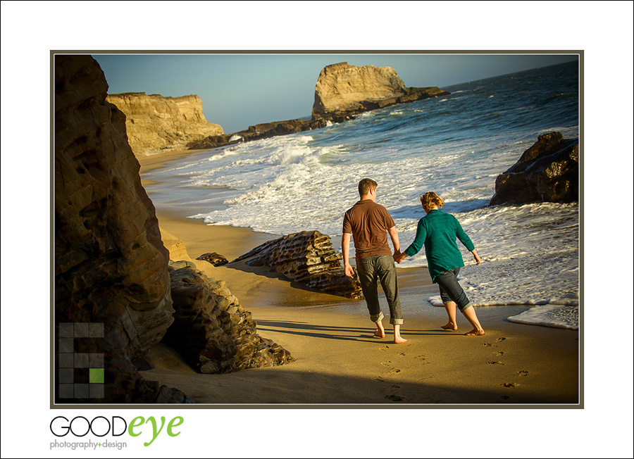 PAnther Beach Engagement Photos - Alexis + Adam - by Bay Area Wedding Photographer Chris Schmauch