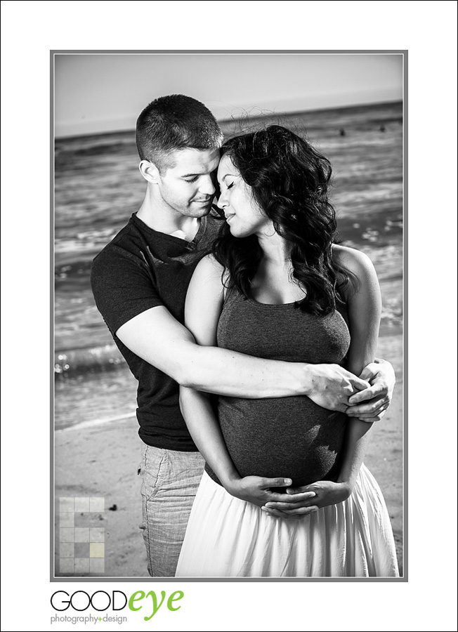 Santa Cruz Maternity Photos - Four Mile Beach - Digi and Phil