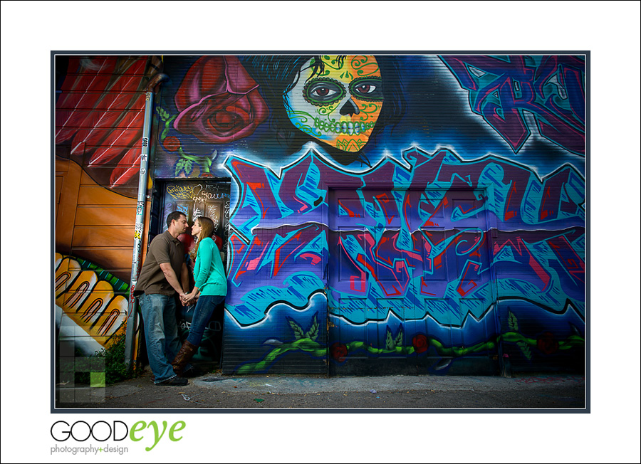 Engagement Photos in the San Francisco Mission District and Palace of Fine Arts