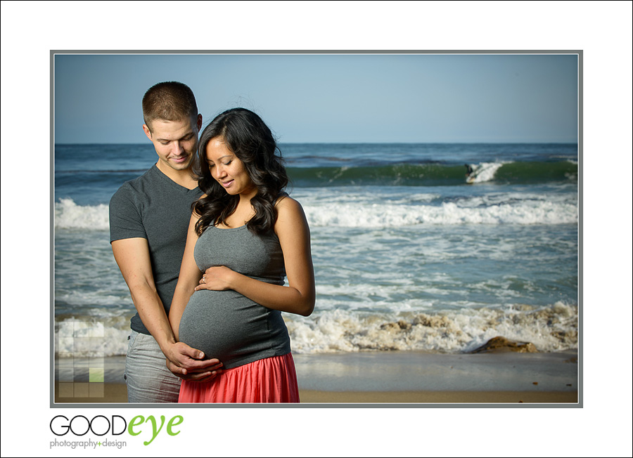 Santa Cruz Maternity Photos - Four Mile Beach - Digi and Phil