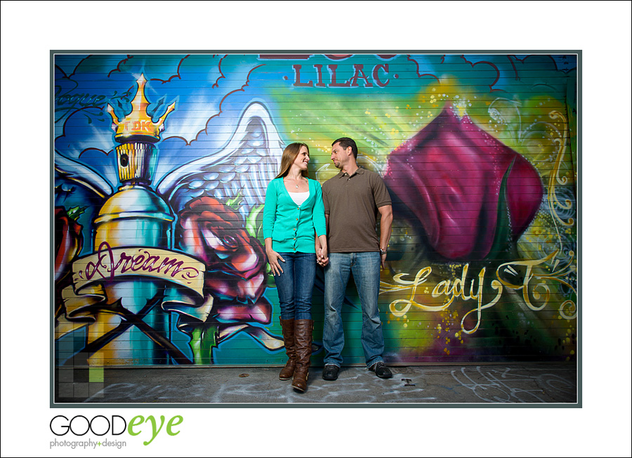 Engagement Photos in the San Francisco Mission District and Palace of Fine Arts