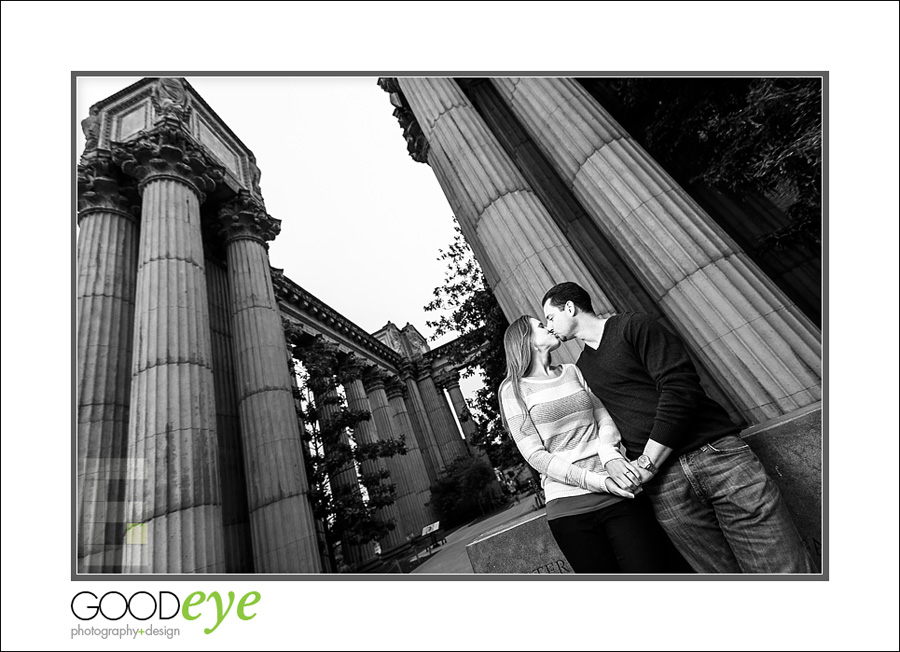 Engagement Photos in the San Francisco Mission District and Palace of Fine Arts