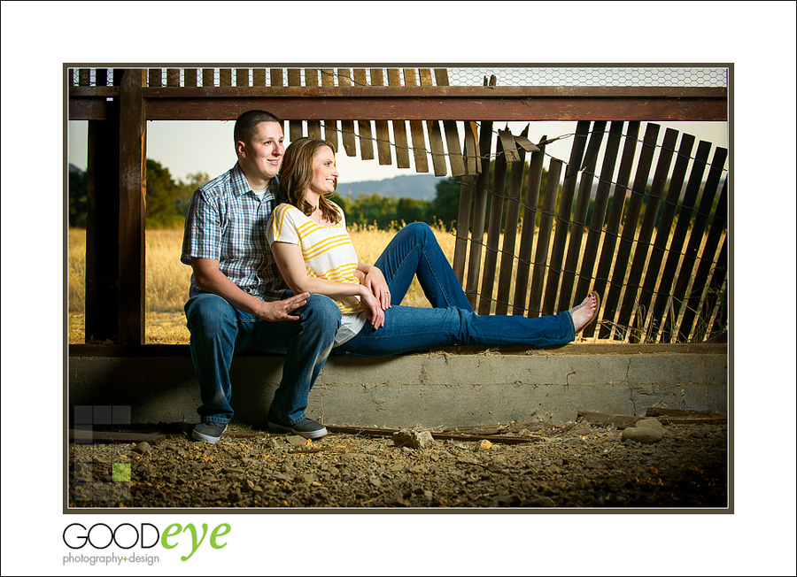 Coyote Creek Trail - Morgan Hill Engagement Photos - Urban Decay, Barn, Fields at Sunset