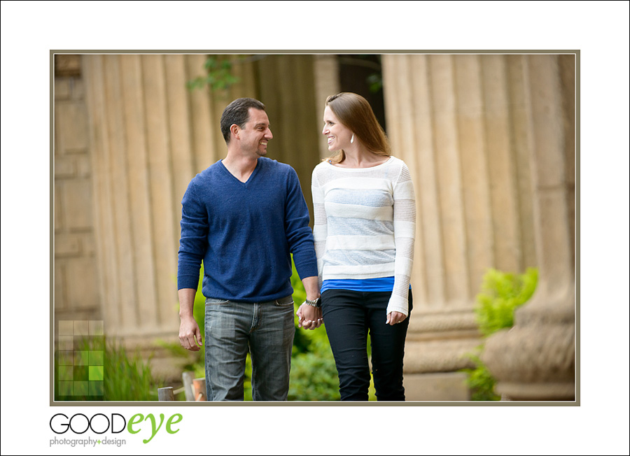 Engagement Photos in the San Francisco Mission District and Palace of Fine Arts