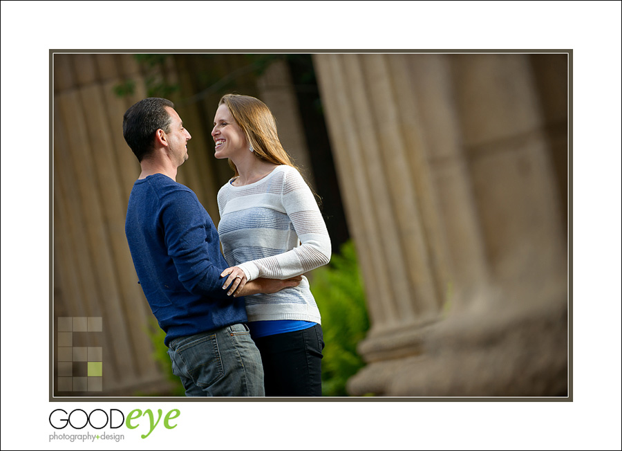 Engagement Photos in the San Francisco Mission District and Palace of Fine Arts