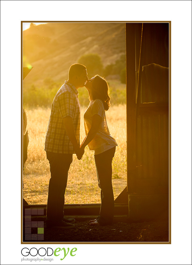 Coyote Creek Trail - Morgan Hill Engagement Photos - Urban Decay, Barn, Fields at Sunset