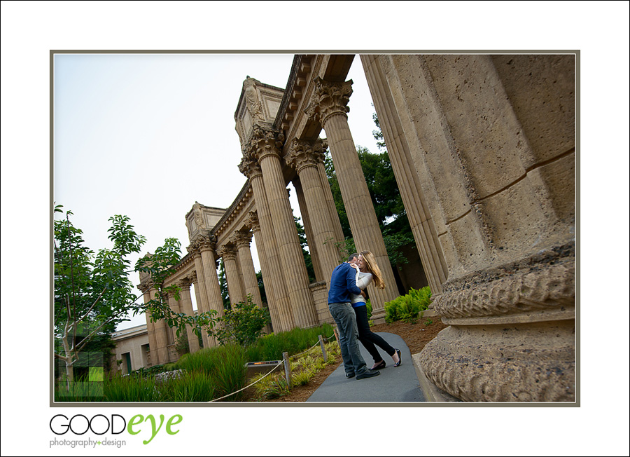 Engagement Photos in the San Francisco Mission District and Palace of Fine Arts