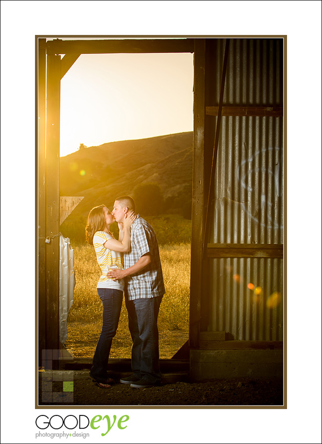 Coyote Creek Trail - Morgan Hill Engagement Photos - Urban Decay, Barn, Fields at Sunset