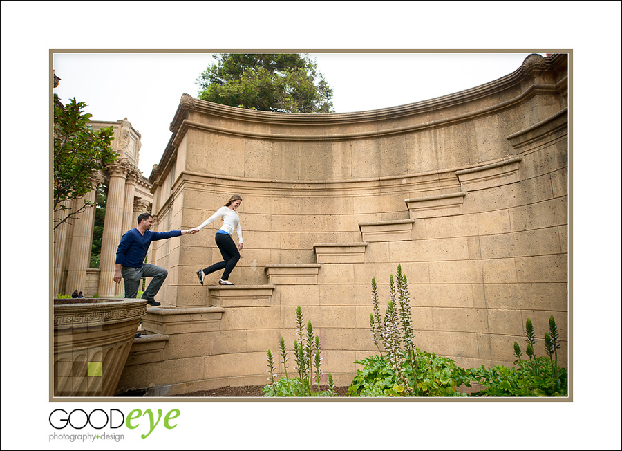 Engagement Photos in the San Francisco Mission District and Palace of Fine Arts