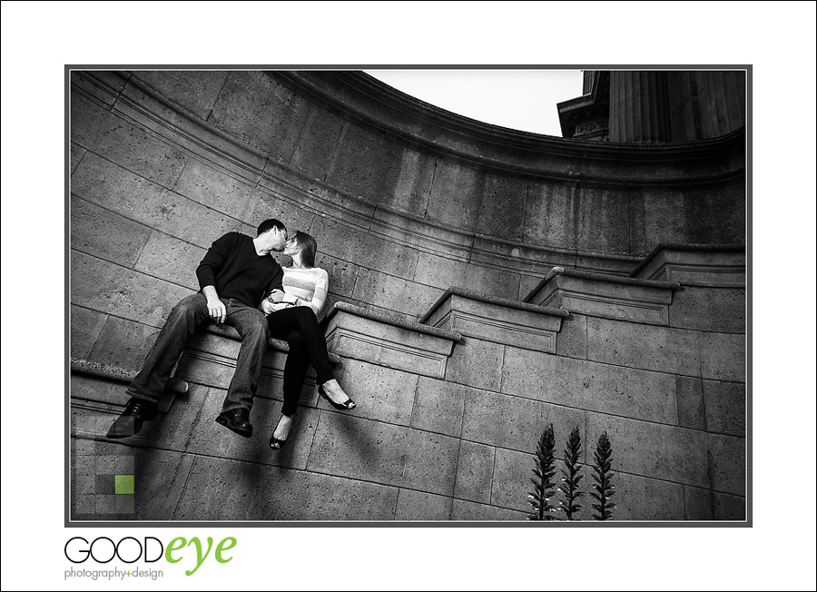 Engagement Photos in the San Francisco Mission District and Palace of Fine Arts