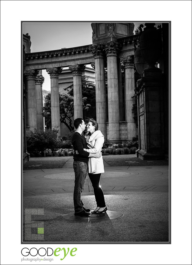 Engagement Photos in the San Francisco Mission District and Palace of Fine Arts