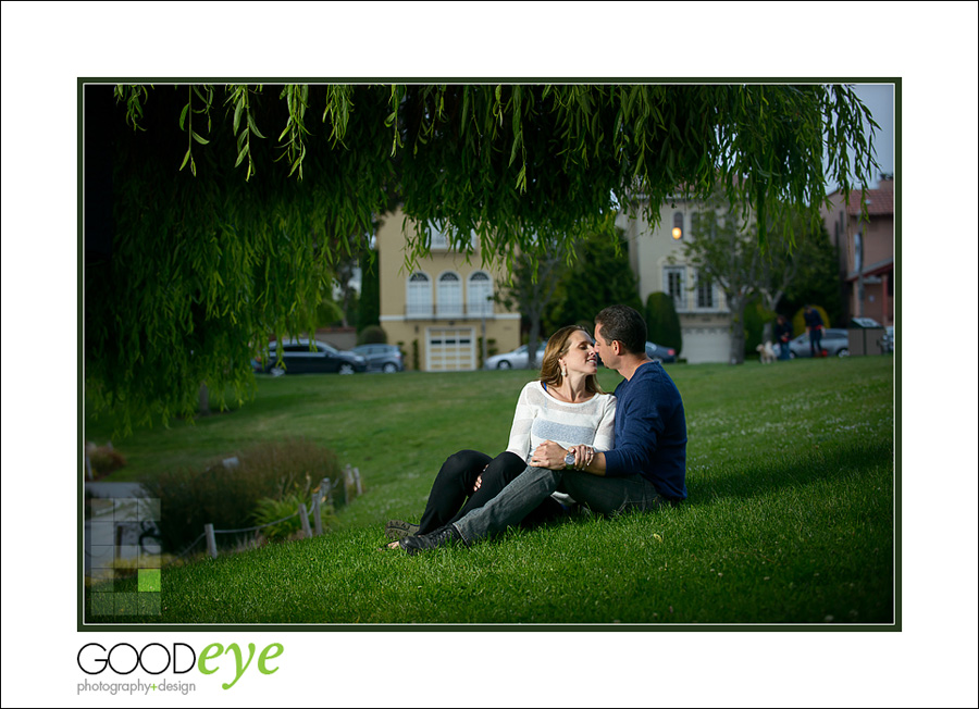 Engagement Photos in the San Francisco Mission District and Palace of Fine Arts