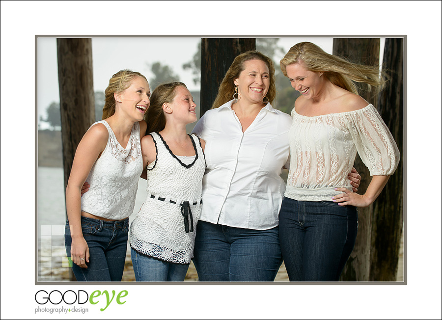 Capitola Beach Family Photos - Aurora and Daughters