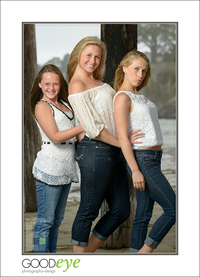 Capitola Beach Family Photos - Aurora and Daughters