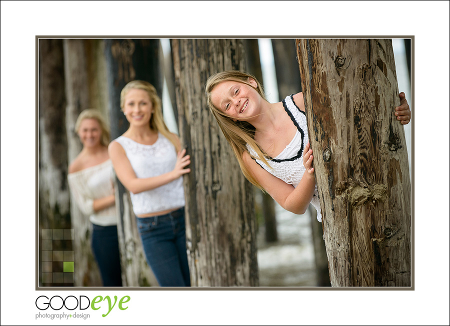 Capitola Beach Family Photos - Aurora and Daughters