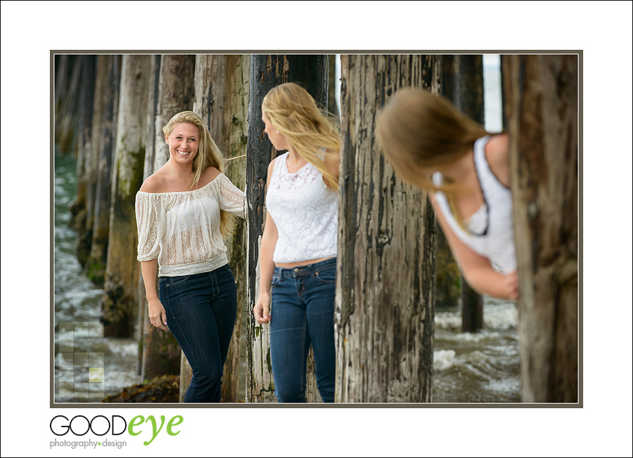 Capitola Beach Family Photos - Aurora and Daughters