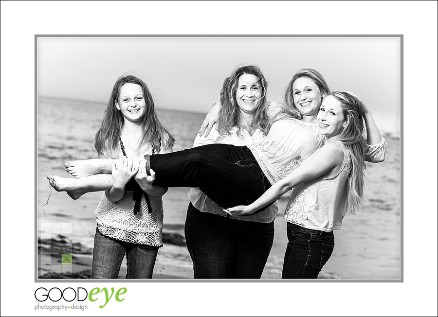 Capitola Beach Family Photos - Aurora and Daughters