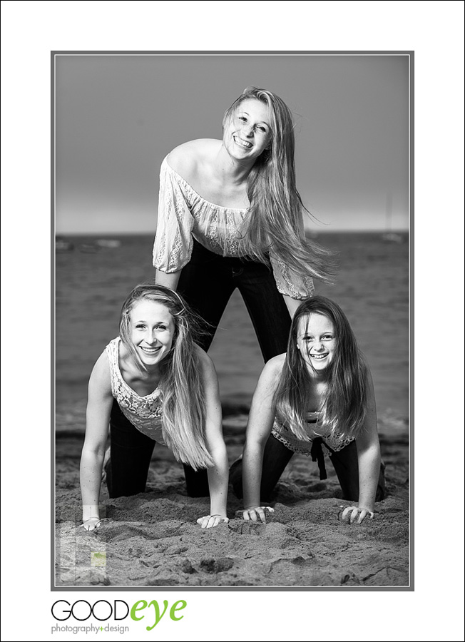 Capitola Beach Family Photos - Aurora and Daughters