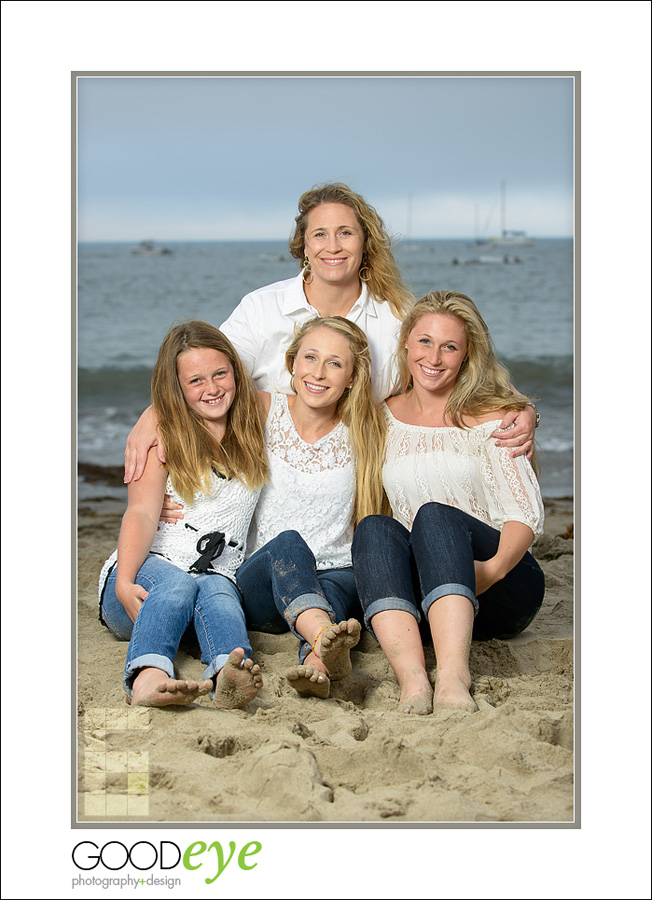 Capitola Beach Family Photos - Aurora and Daughters