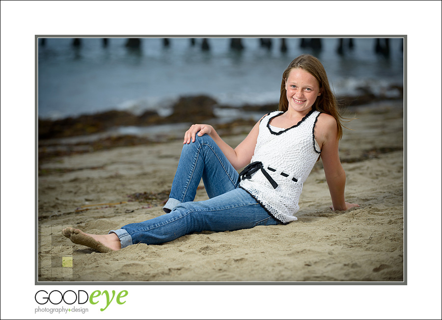 Capitola Beach Family Photos - Aurora and Daughters