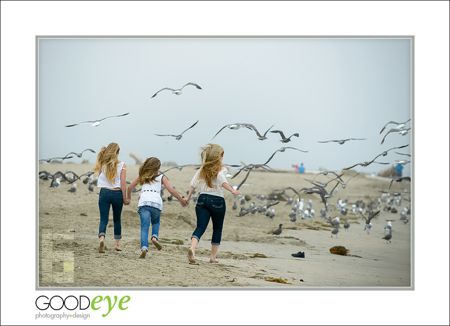 Capitola Beach Family Photos - Aurora and Daughters