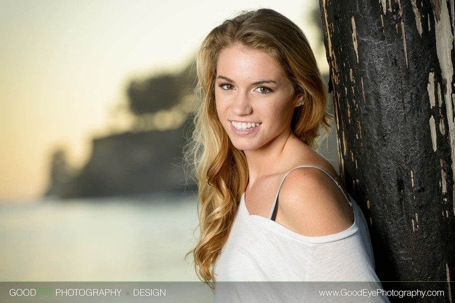 Capitola Senior Portrait Photos - Senior Portraits at the Beach - Jillian