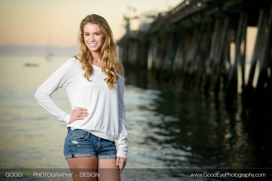 Capitola Senior Portrait Photos - Senior Portraits at the Beach - Jillian