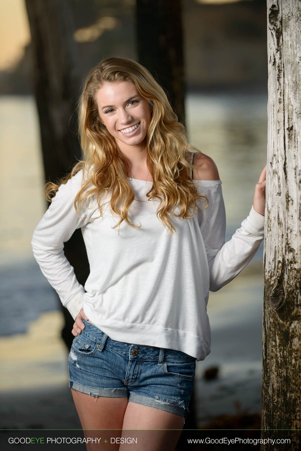 Capitola Senior Portrait Photos - Senior Portraits at the Beach - Jillian