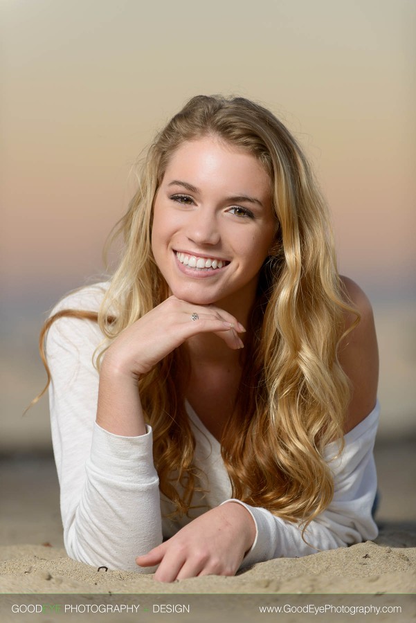 Capitola Senior Portrait Photos - Senior Portraits at the Beach - Jillian