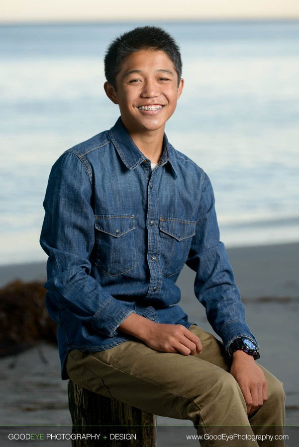 Capitola Beach Senior Portrait Photos - Brandon - Sneak Peek