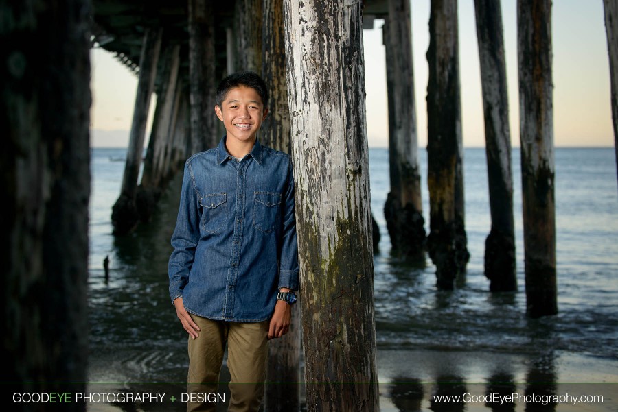 Capitola Beach Senior Portrait Photos - Brandon - Sneak Peek